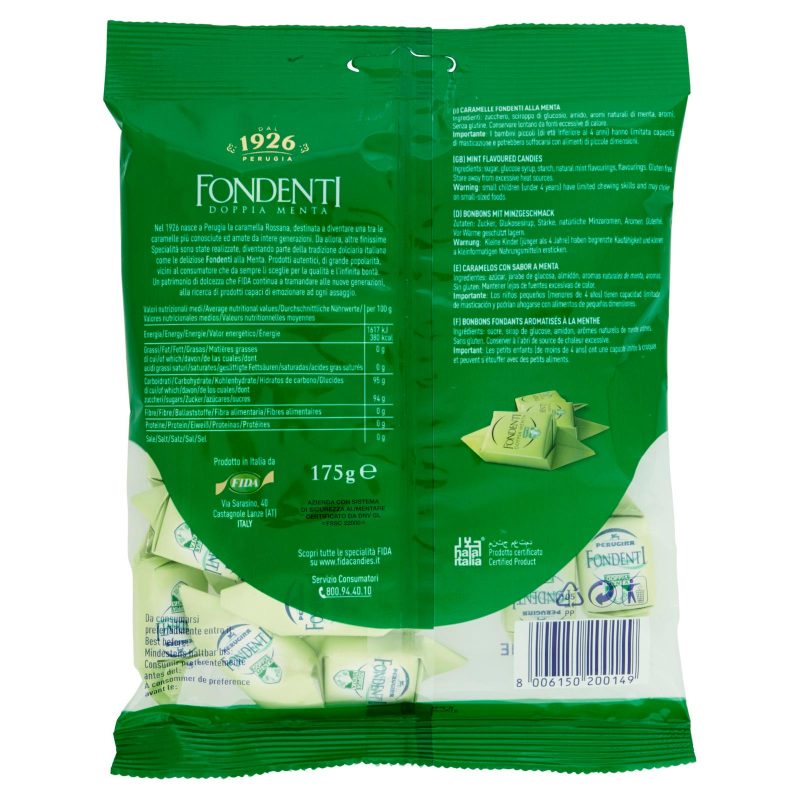 Dal 1926 Perugia Fondenti Doppia Menta 175 g