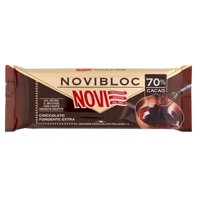 Novi Novibloc 70% Cacao Cioccolato Fondente Extra 140 g