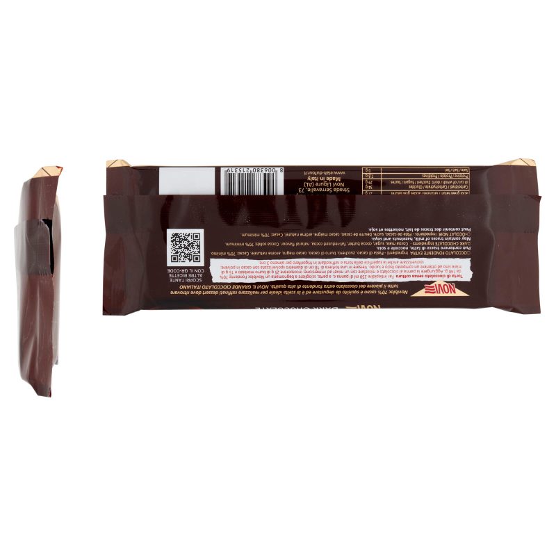 Novi Novibloc 70% Cacao Cioccolato Fondente Extra 140 g