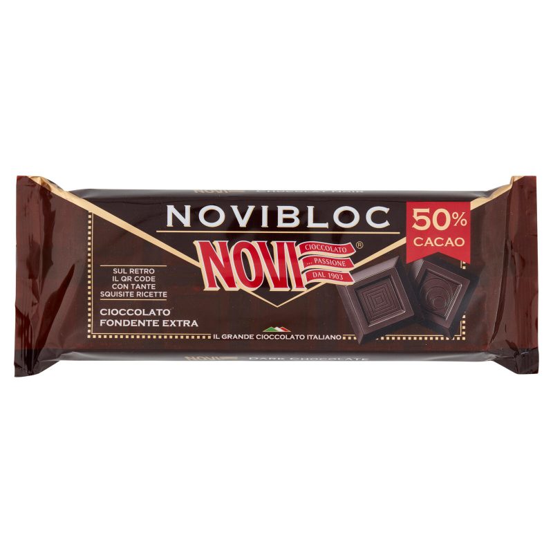 Novi Novibloc 50% Cacao Cioccolato Fondente Extra 500 g