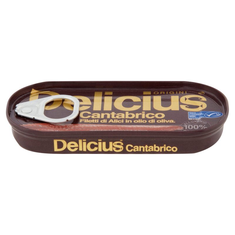 Delicius Cantabrico Filetti di Alici in olio di oliva 28 g