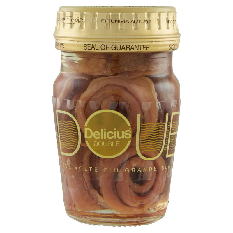 Delicius Double Filetti di Alici in olio di oliva (46%) 80 g