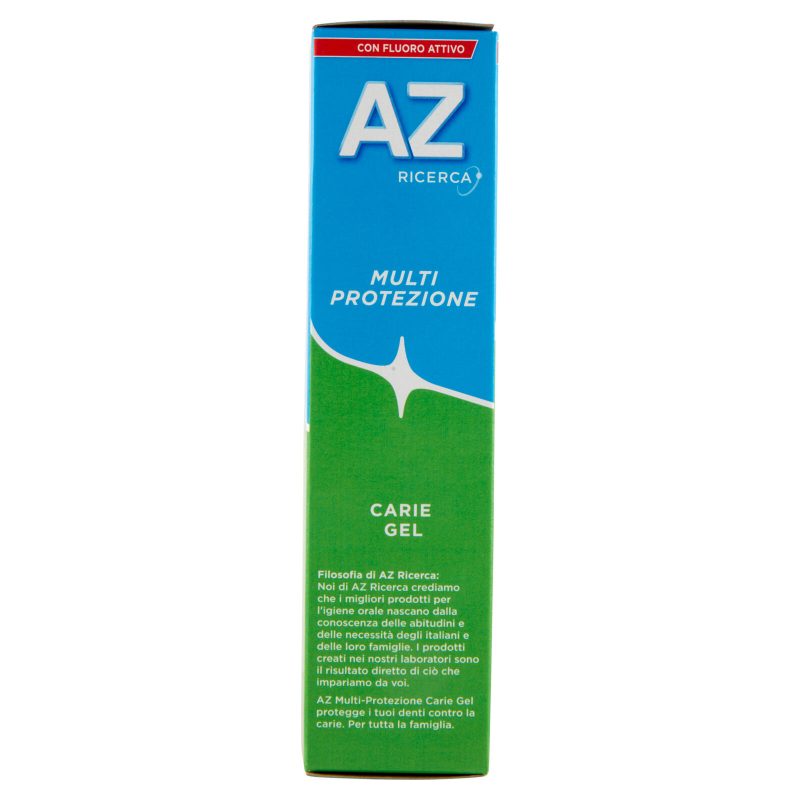 AZ Dentifricio Multi Protezione Carie Gel Menta Fresca 75 ml