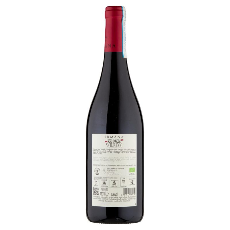 Corvo Irmàna Nero d'Avola Sicilia DOC Bio 750 ml