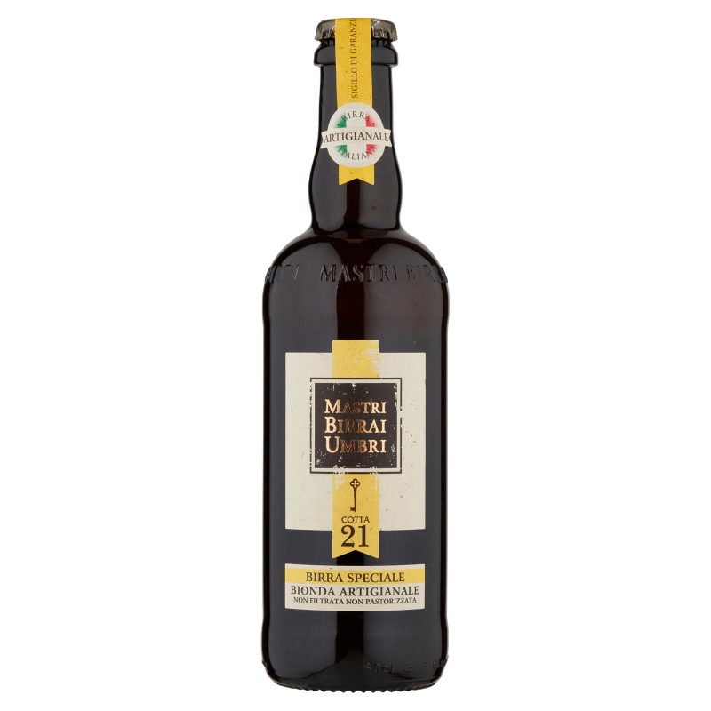 Mastri Birrai Umbri Cotta 21 Birra Speciale Bionda Artigianale 0,50 L