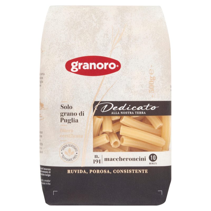 granoro Dedicato n. 191 maccheroncini 500 g