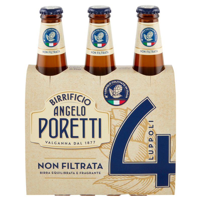 Birrificio Angelo Poretti Non Filtrata 4 Luppoli 3 x 33 cl