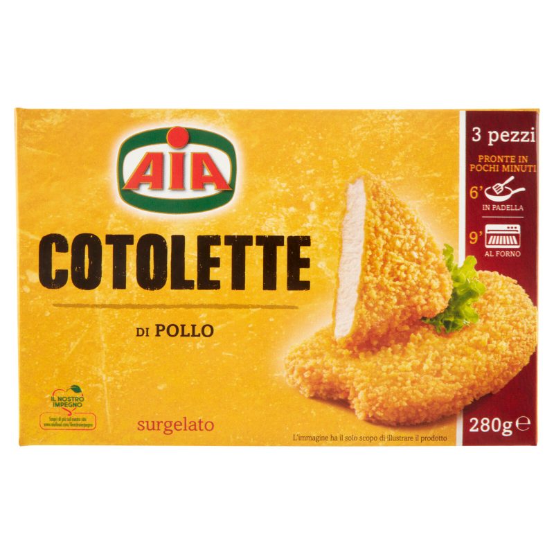 Aia Cotolette di Pollo surgelato 280 g