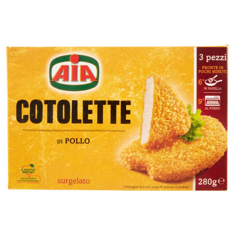 Aia Cotolette di Pollo surgelato 280 g