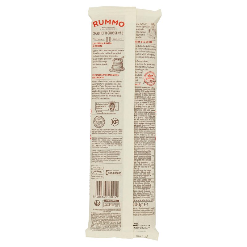 Rummo Spaghetti Grossi N° 5 500 g