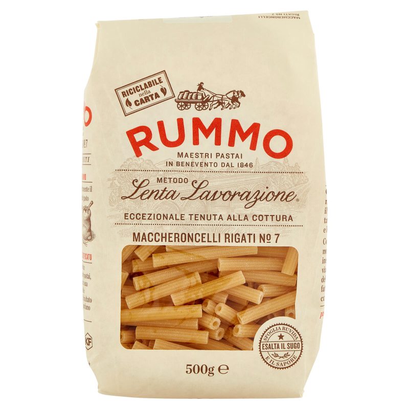 Pasta Rummo Maccheroncelli Rigati N° 7 
500 g