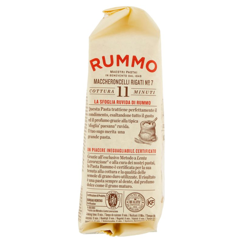 Pasta Rummo Maccheroncelli Rigati N° 7 
500 g