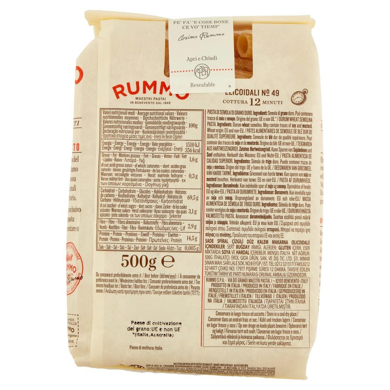 Rummo Elicoidali N° 49 500 g