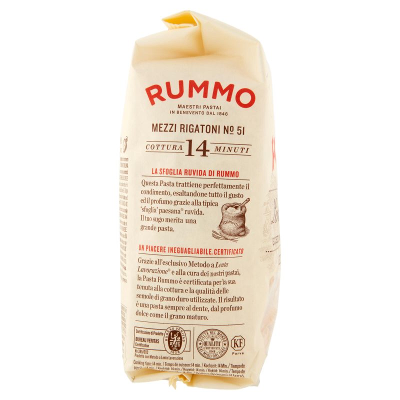 Rummo Mezzi Rigatoni N° 51 500 g