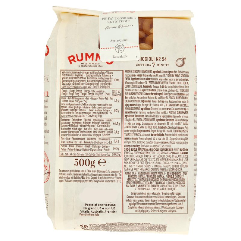 Rummo Riccioli N° 54 500 g