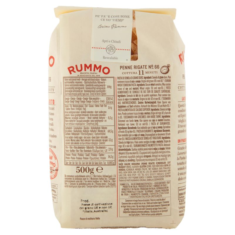 Rummo Penne Rigate N° 66 500 g