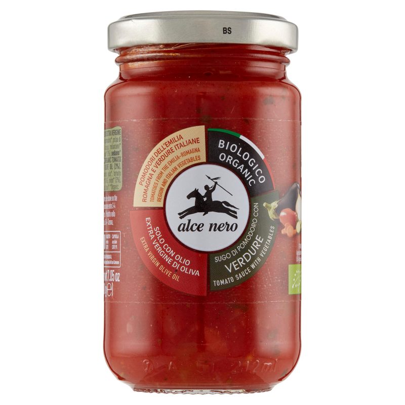 alce nero Sugo di Pomodoro con Verdure 200 g