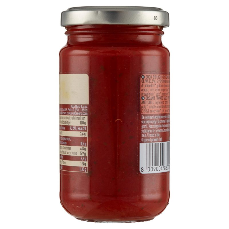 alce nero Sugo di Pomodoro Arrabbiata 200 g