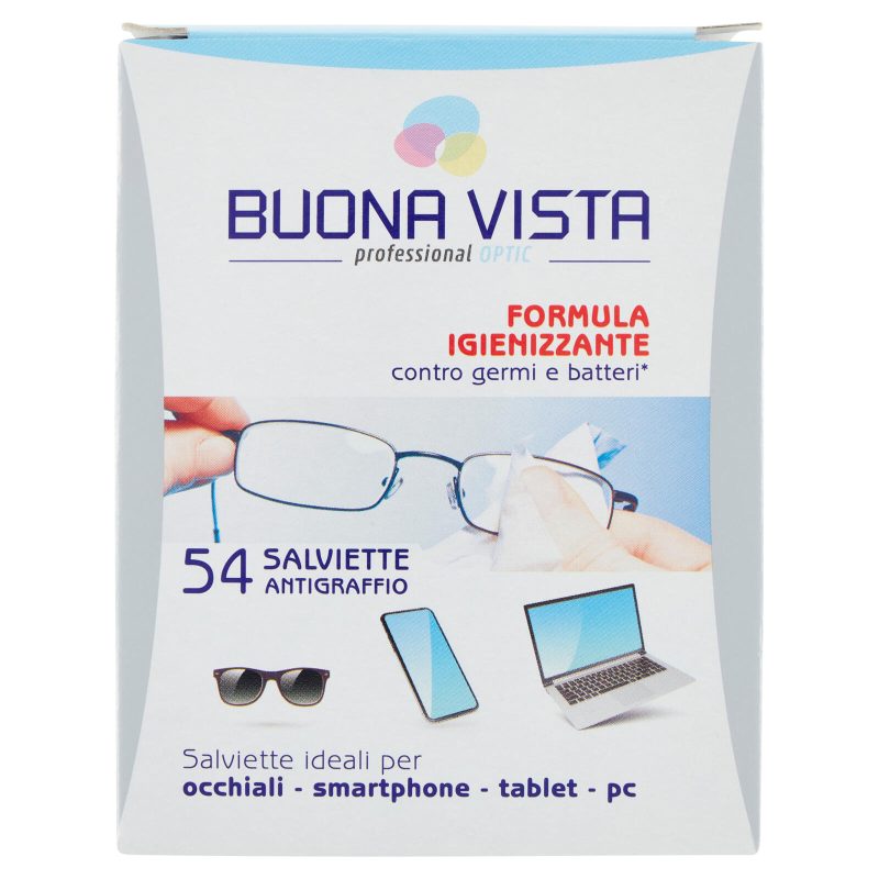 Buona Vista Salviette Antigraffio Formula Igienizzante 54 pz