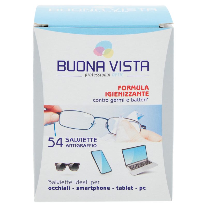 Buona Vista Salviette Antigraffio Formula Igienizzante 54 pz