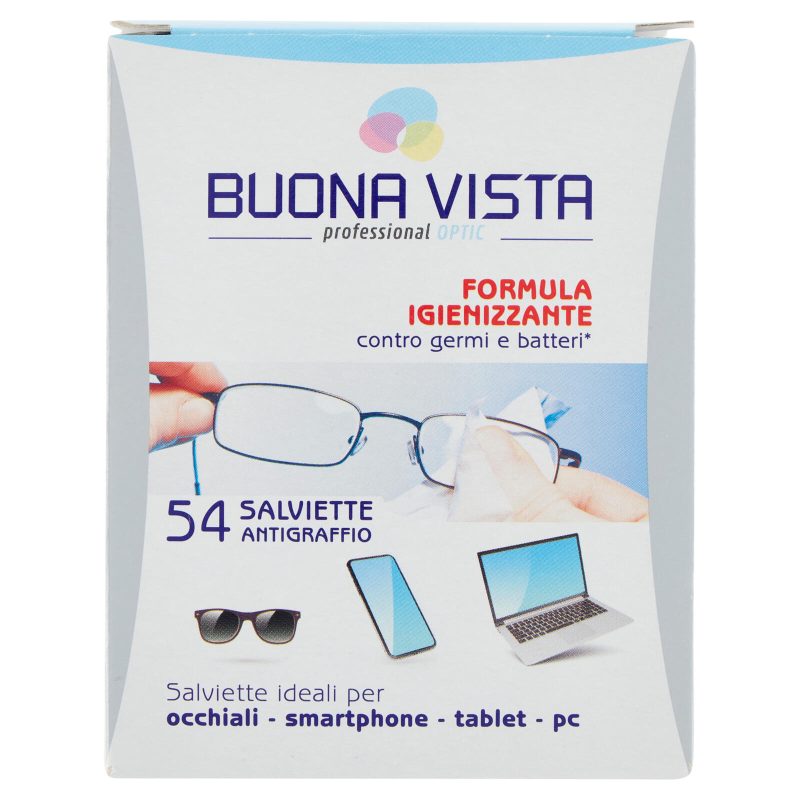 Buona Vista Salviette Antigraffio Formula Igienizzante 54 pz