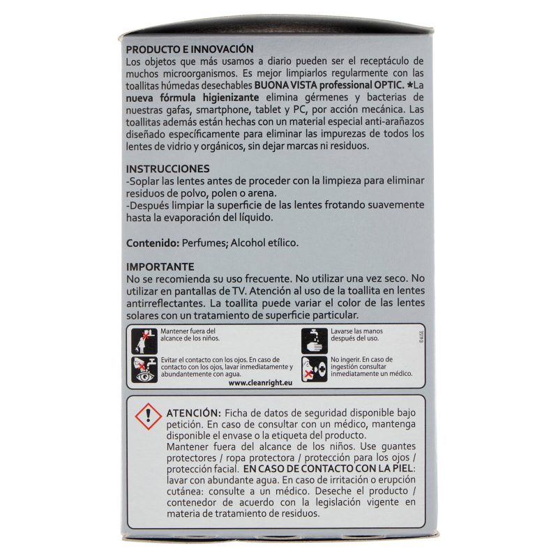 Buona Vista Salviette Antigraffio Formula Igienizzante 54 pz