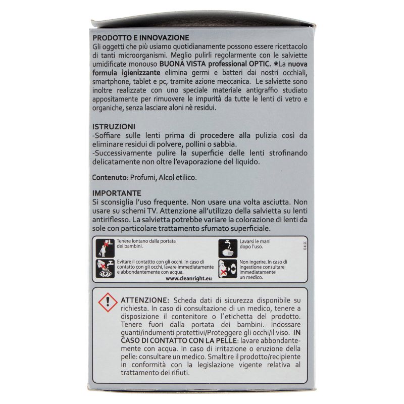 Buona Vista Salviette Antigraffio Formula Igienizzante 54 pz