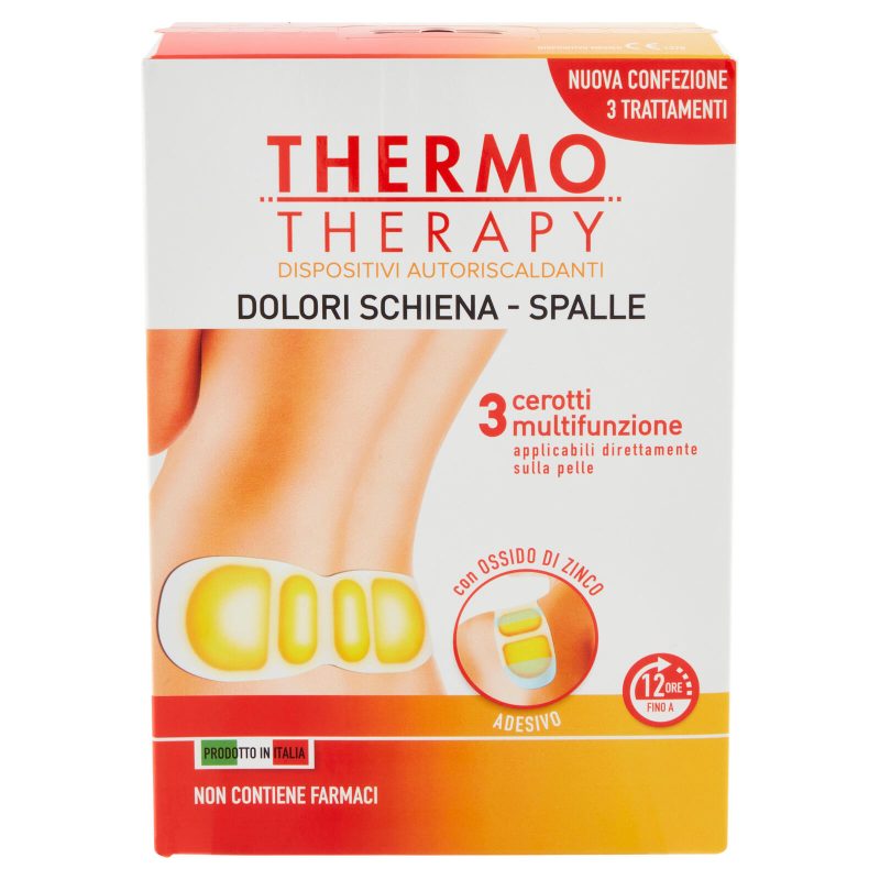 ThermoTherapy Dolori Schiena - Spalle cerotti multifunzione 3 pz