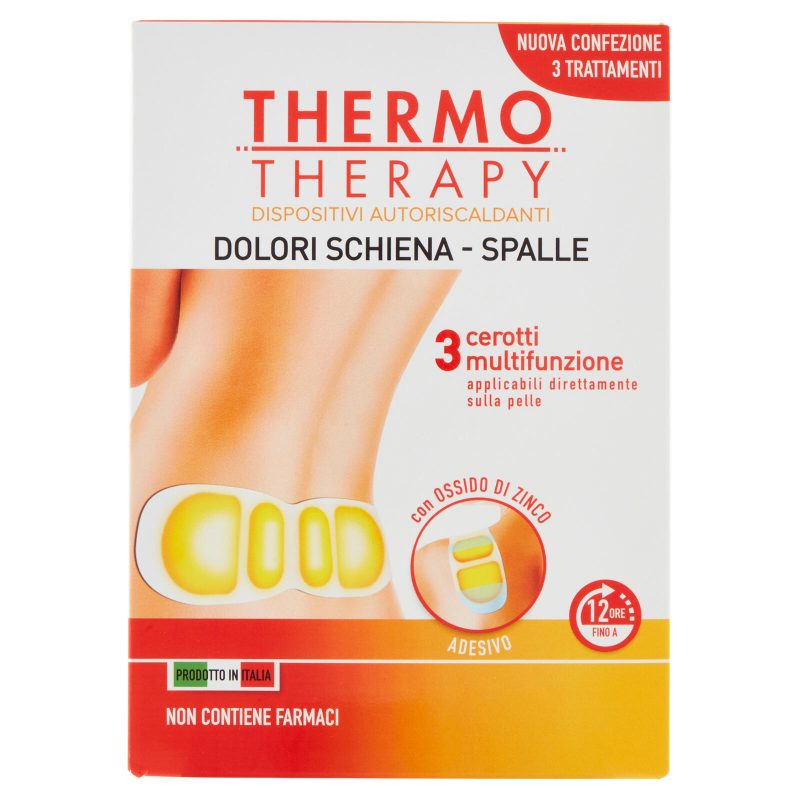 ThermoTherapy Dolori Schiena - Spalle cerotti multifunzione 3 pz