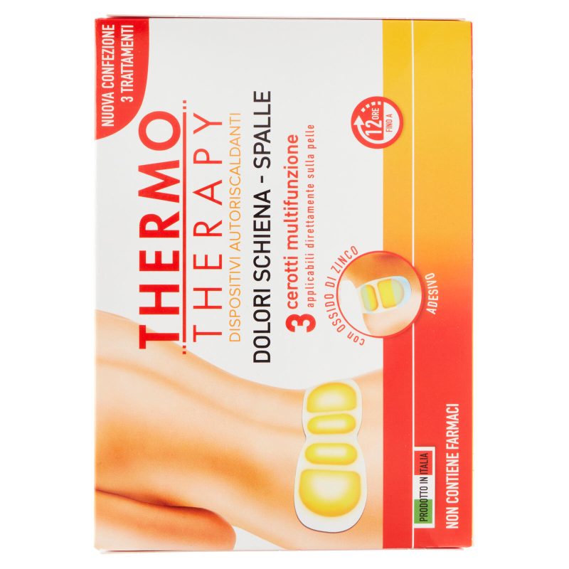 ThermoTherapy Dolori Schiena - Spalle cerotti multifunzione 3 pz