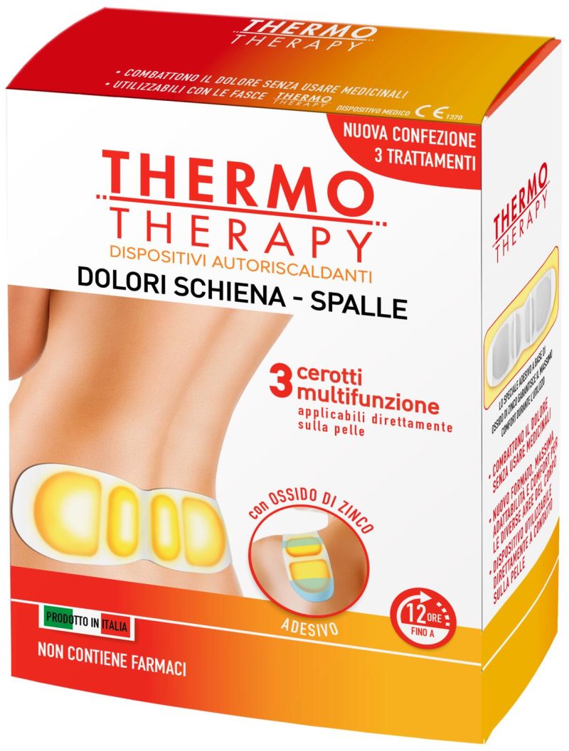 ThermoTherapy Dolori Schiena - Spalle cerotti multifunzione 3 pz