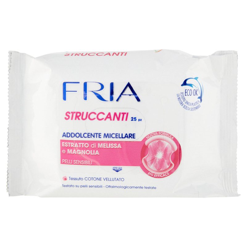 Fria Struccanti Addolcente Micellare Pelli Sensibili 25 pz