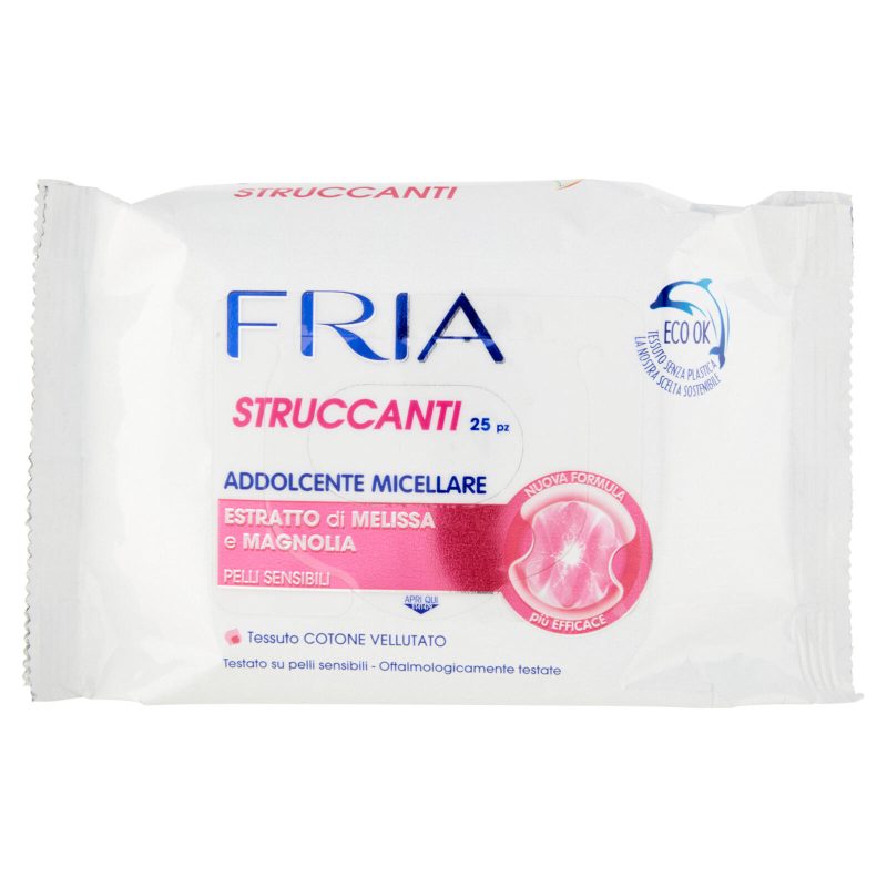 Fria Struccanti Addolcente Micellare Pelli Sensibili 25 pz