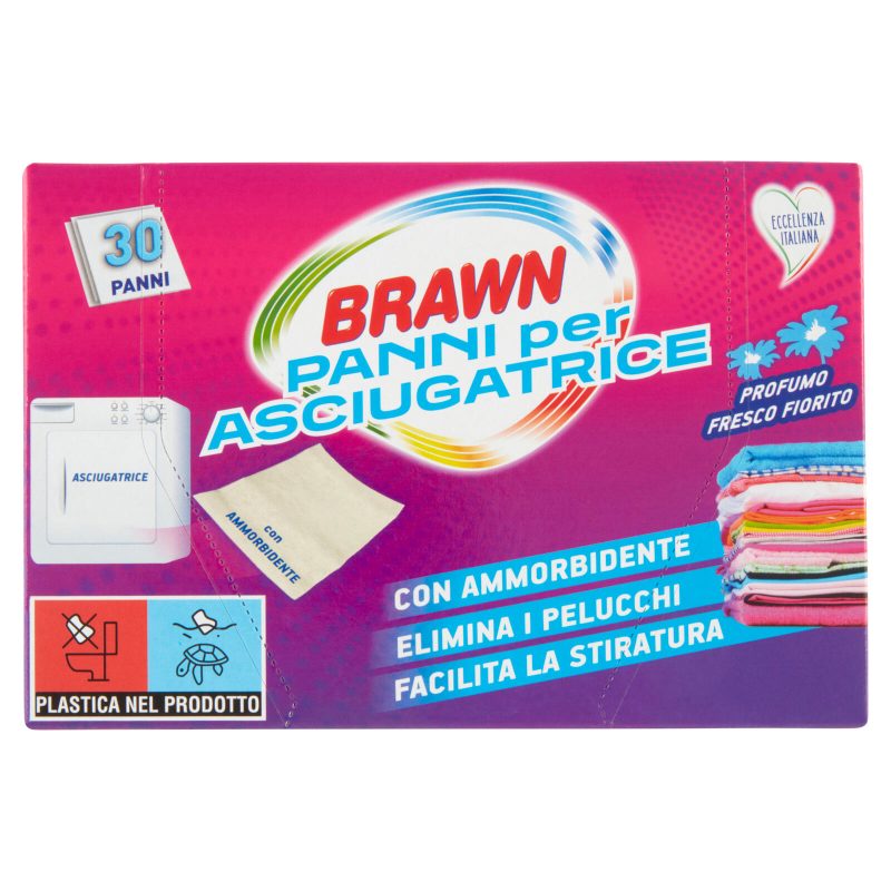 Brawn Panni per Asciugatrice con Ammorbidente 30 pz