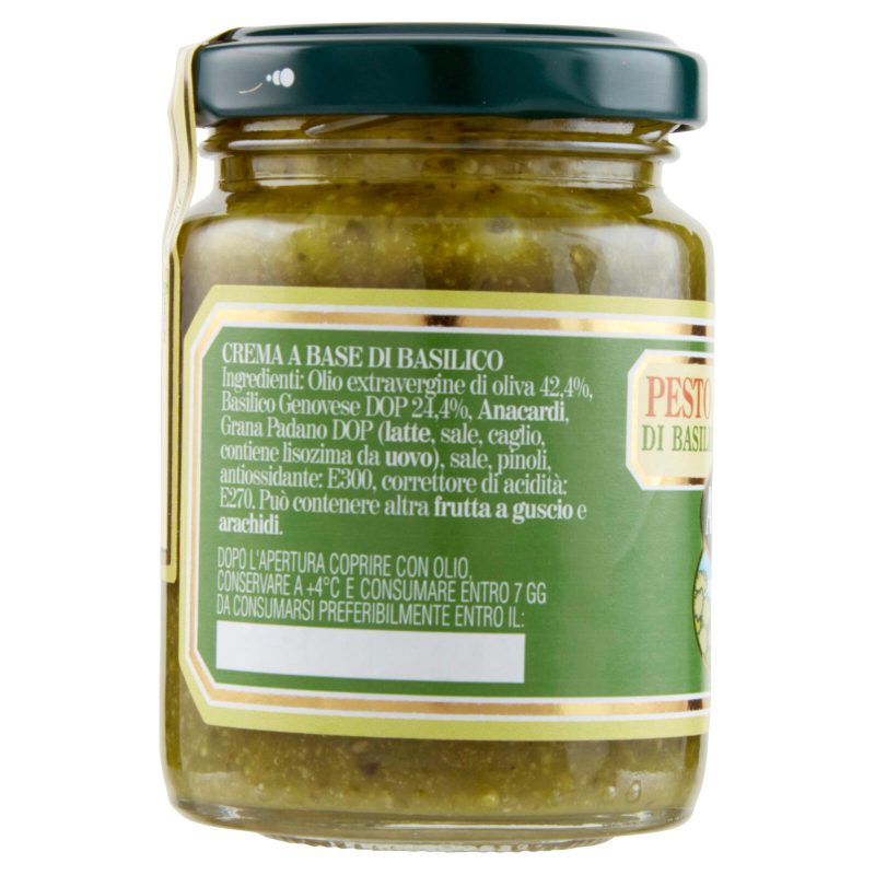 Alberti Pesto senza Aglio di Basilico Genovese DOP 80 g