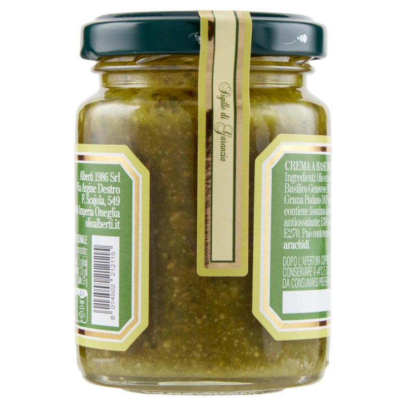 Alberti Pesto senza Aglio di Basilico Genovese DOP 80 g