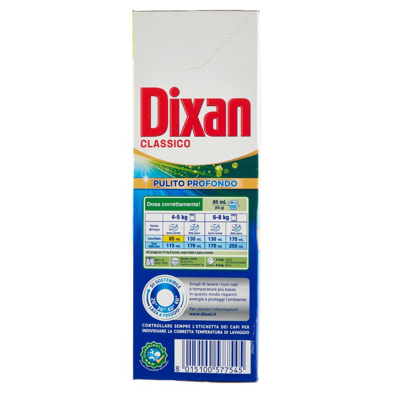 DIXAN Polvere Classico 40 lavaggi 2,200 kg