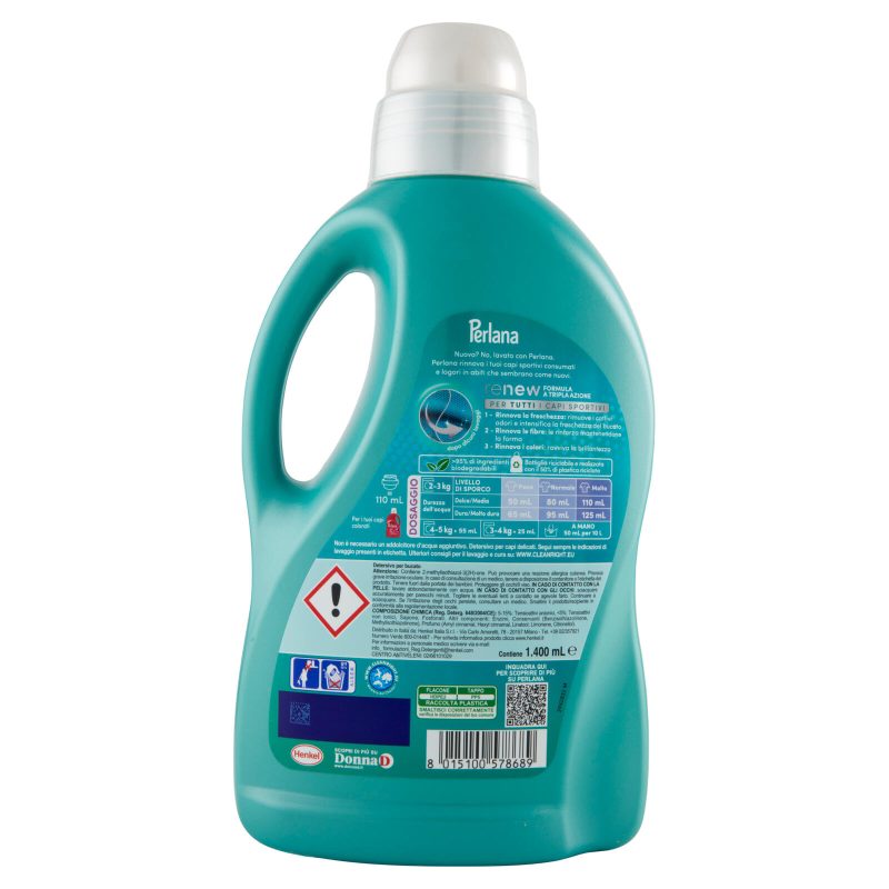 PERLANA Detersivo Sport 28 lavaggi 1,4 L