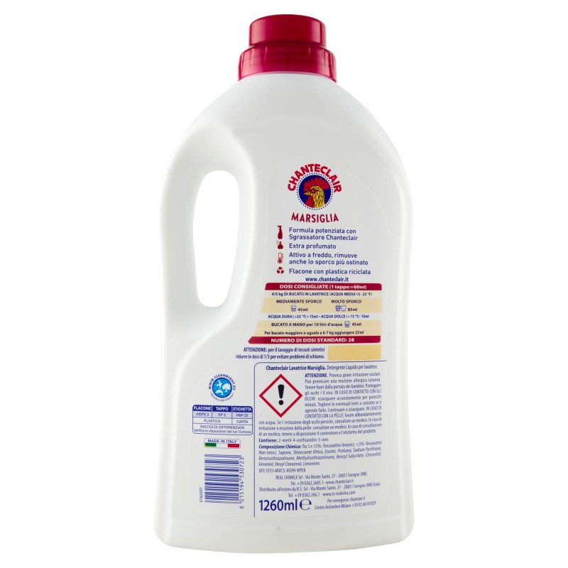 Chanteclair Lavatrice Marsiglia 1260 ml