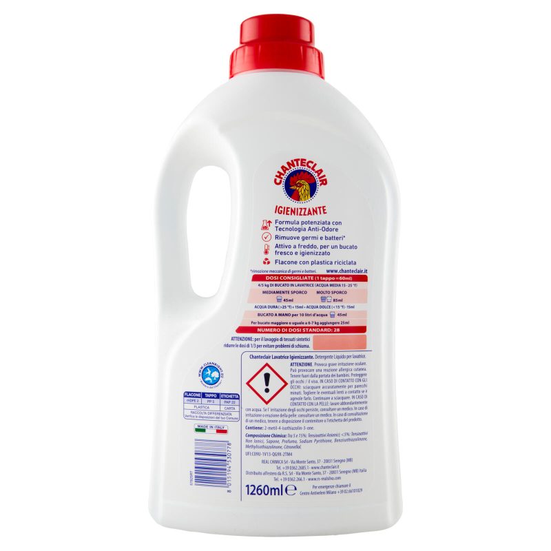 Chanteclair Lavatrice Igienizzante 1260 ml