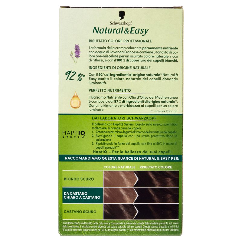 Schwarzkopf Natural&Easy 580 Castano Scuro Naturale