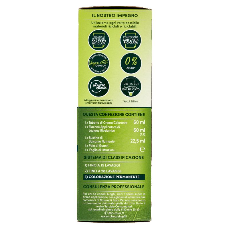 Schwarzkopf Natural&Easy 565 Castano Chiaro Dorato Naturale