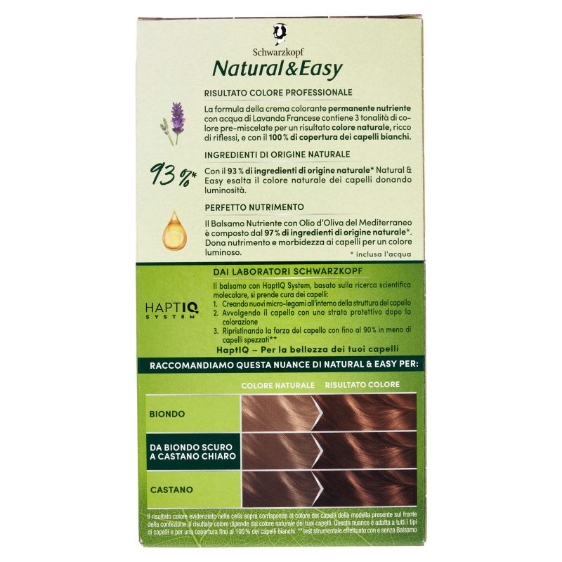 Schwarzkopf Natural&Easy 565 Castano Chiaro Dorato Naturale