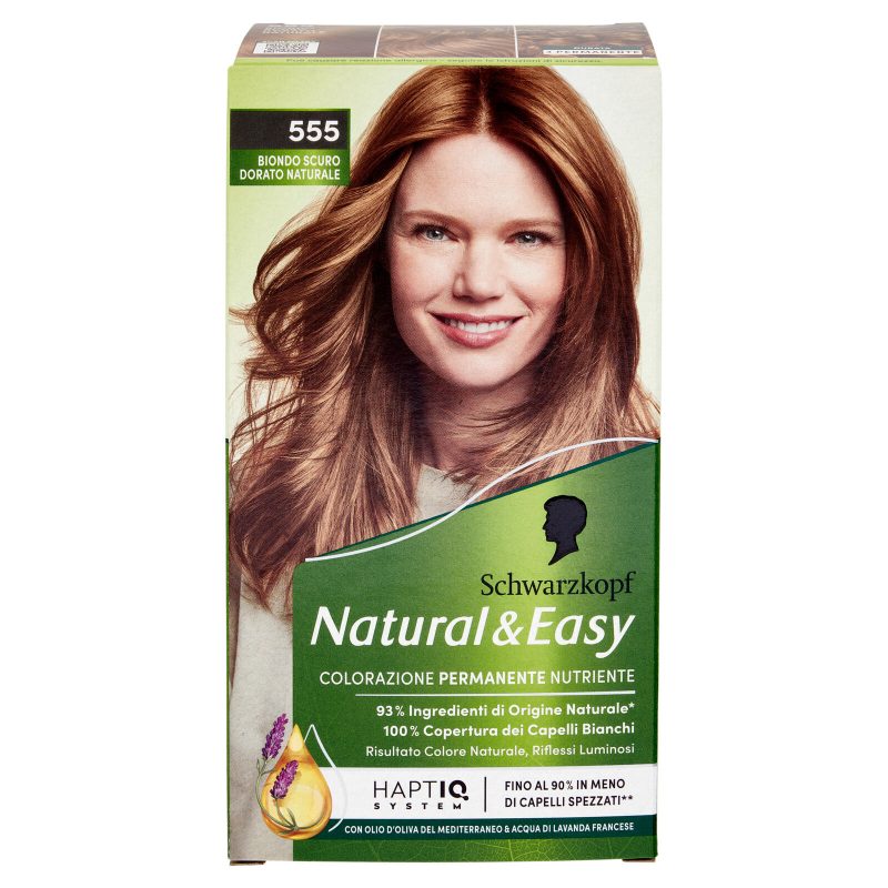 Schwarzkopf Natural&Easy 555 Biondo Scuro Dorato Naturale