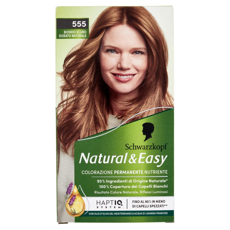 Schwarzkopf Natural&Easy 555 Biondo Scuro Dorato Naturale