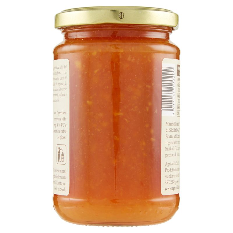 Agrisicilia Marmellata di Arancia Rossa di Sicilia IGP 360 g