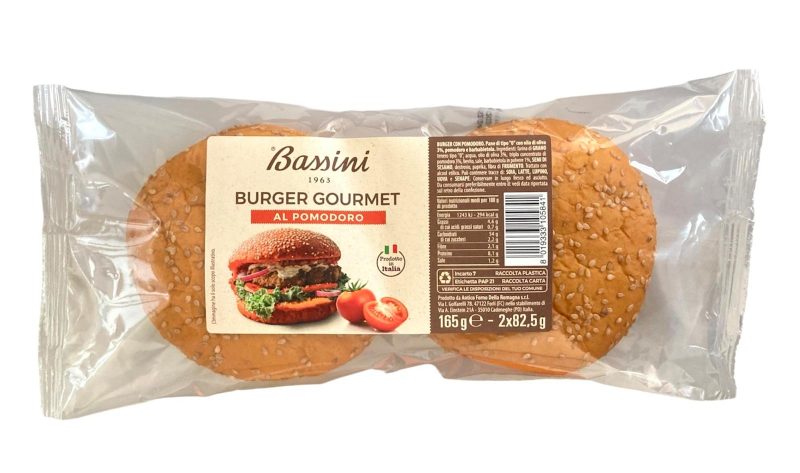 Bassini Burger Gourmet al Pomodoro x 2 -165 g