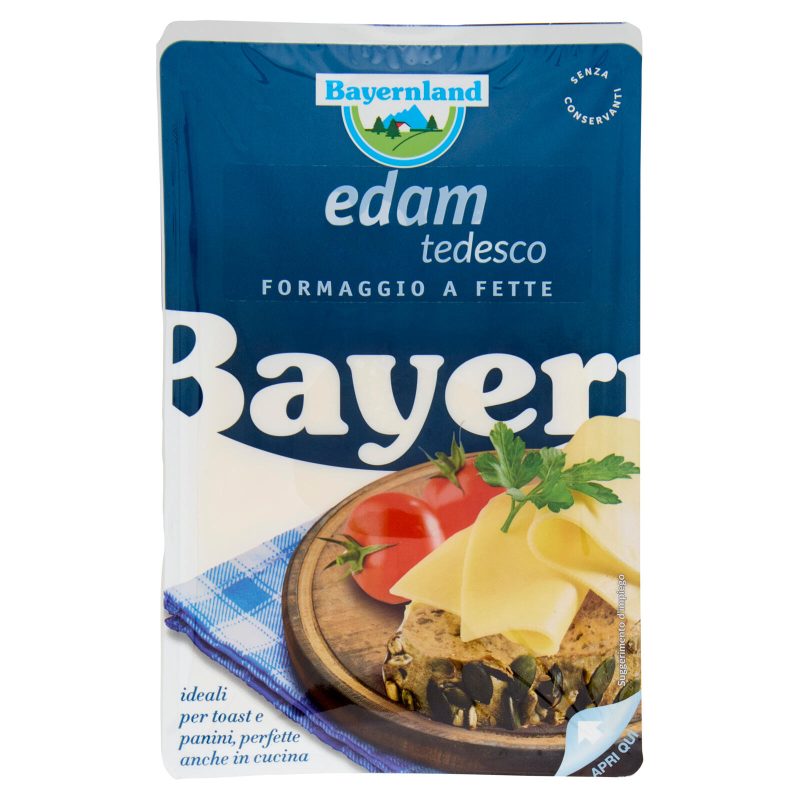 Bayernland edam tedesco Formaggio a Fette 400 g