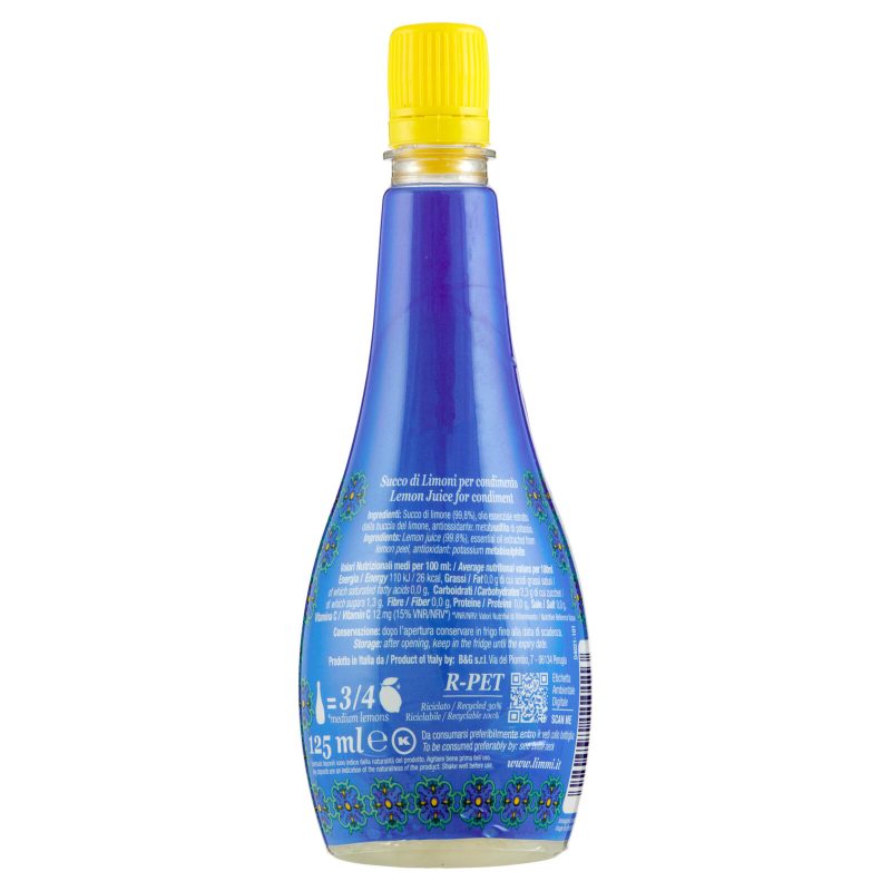 Limmi Succo di Limoni di Sicilia 125 ml