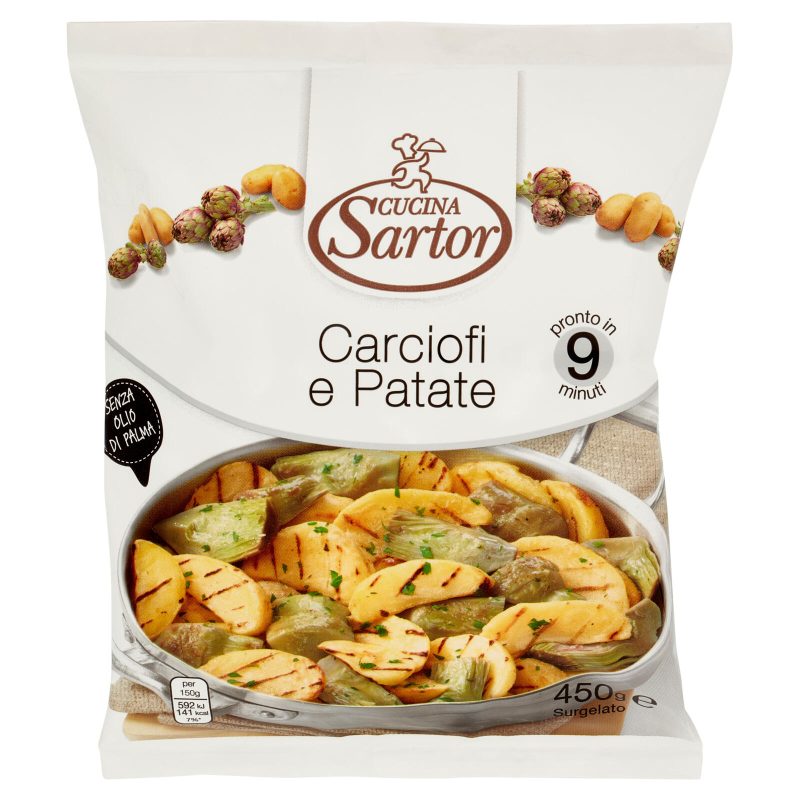 CARCIOFI E PATATE SURGELATI "CUCINA SARTOR"